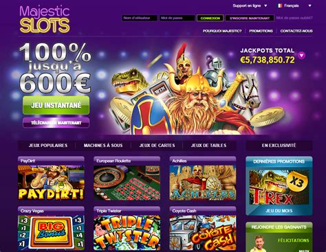 majestic slots casino login